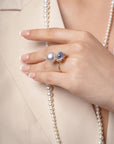 Pearl ring Lotus Flower
