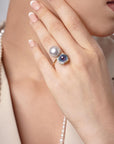 Pearl ring Lotus Flower
