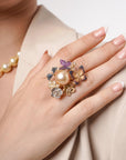 Magnificent pearl ring Golden Eden