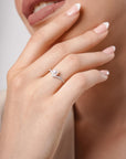 Pearl Ring White Gold Akoya Pearl Diamond