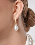 Pearl earrings Victoria Baroque