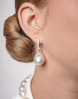 Pearl earring Diana Baroque