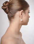 Boucles d'oreilles perles Pinctada White Dangle