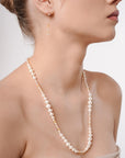Pearl necklace Matinee Baroque Akoya Pearl
