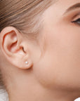 pearl earrings Baby-Akoya 3mm