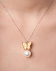 Pendentif perle Maripoasa doré