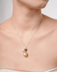 Pendant Twin Butterfly Elegance