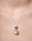 Pendant Twin Butterfly Elegance