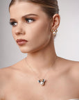 Beau Bee pink sapphire bead pendant