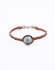 Tane Leather Bracelet Black Tahiti