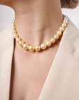 South Sea pearl necklace Golden Signature