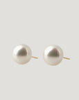 Nacre White Keshi South Sea Pearl Earrings