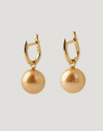 Kagayaki Golden South Sea Pearl Earrings