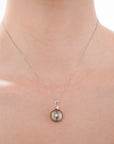 Gekkō Black Tahiti Diamond Pendant