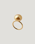 Keshi Round Shaped South Sea Pearl Ring