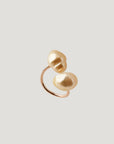 Twin Golden Keshi South Sea Pearls Ring