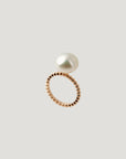 White Keshi South Sea Pearl Ring