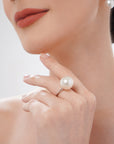 White South Sea Pearl Ring / 14,6 mm