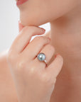 Rainbow Black Tahiti Ring