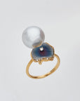 Pearl ring Lotus Flower