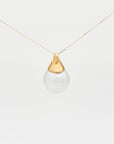 Pendentif perle des Mers du Sud Lys Blanc