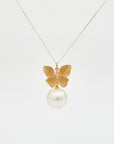 Pendentif perle Maripoasa doré