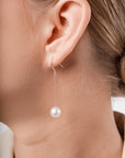 Pearl earrings Ethereal Akoya