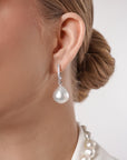 Boucle d'oreille perle Diana Baroque