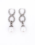 Bali Infinity Pearl Earrings