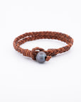 Bracelet &amp; Collier Cuir Tane Noir Tahiti