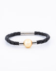 Matterhorn leather pearl bracelet