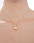 Hinoumi Golden South Sea Pearl Pendant