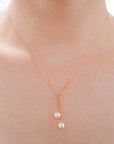 Kiseki white Akoya Pearl Necklace