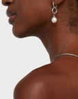 Bali Infinity Pearl Earrings