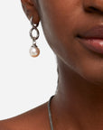 Bali Infinity Pearl Earrings